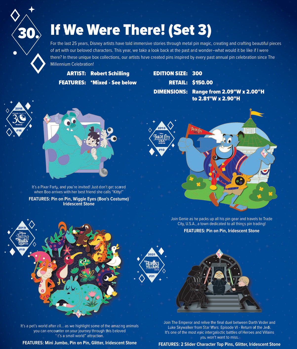 Celebrating 25 years Box sets Broken Apart by characters