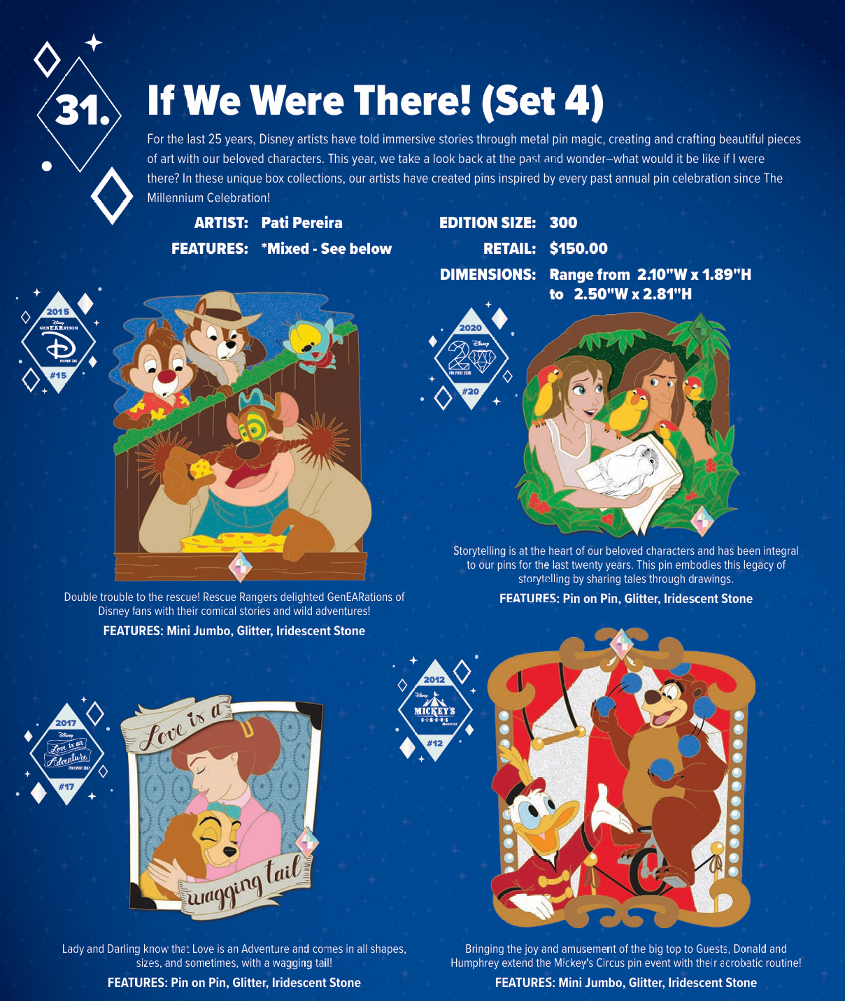 Celebrating 25 years Box sets Broken Apart by characters