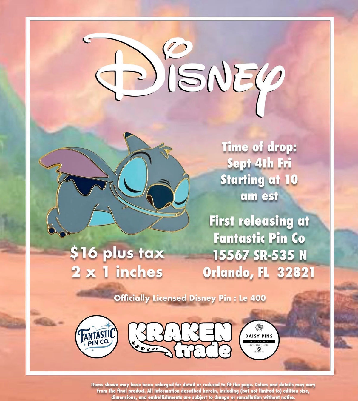 Sleeping stitch Le 400