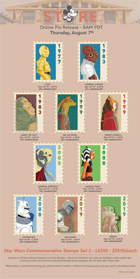 Star wars Stamps set 2
