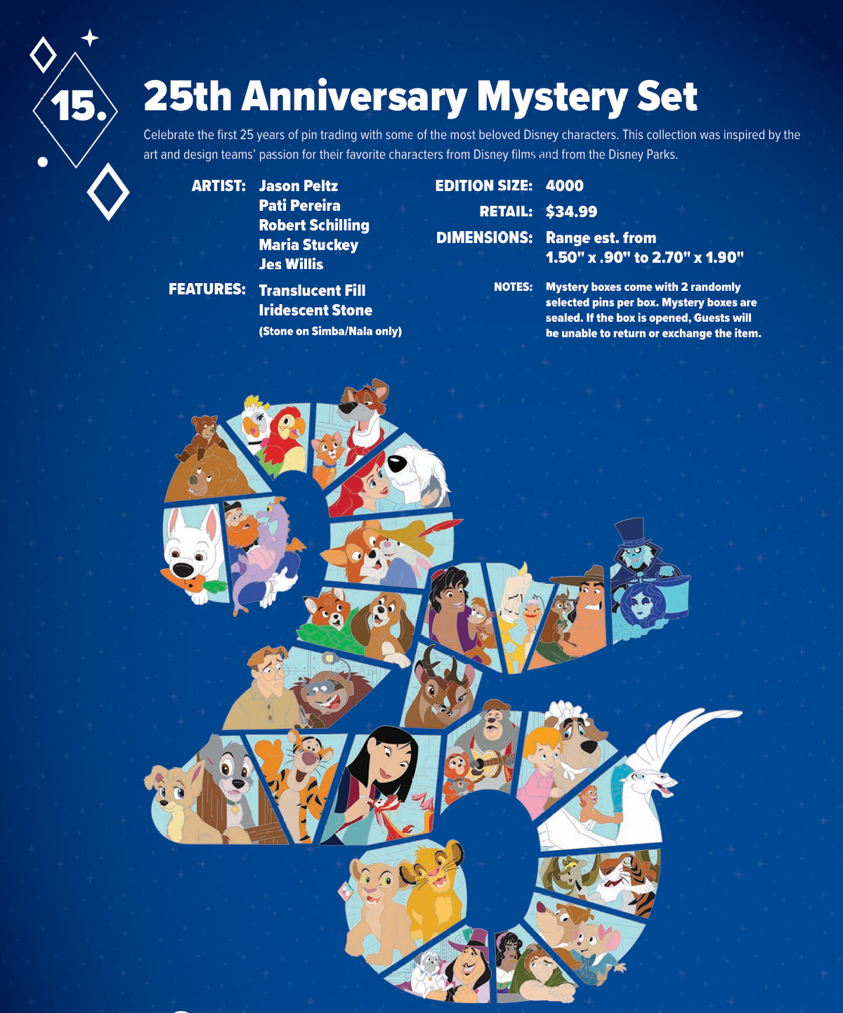 Celebrating Disney pins 25 Years