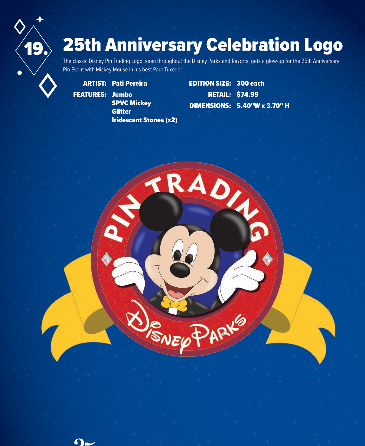 Celebrating Disney pins 25 Years