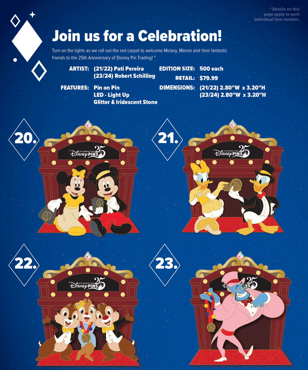Celebrating Disney pins 25 Years