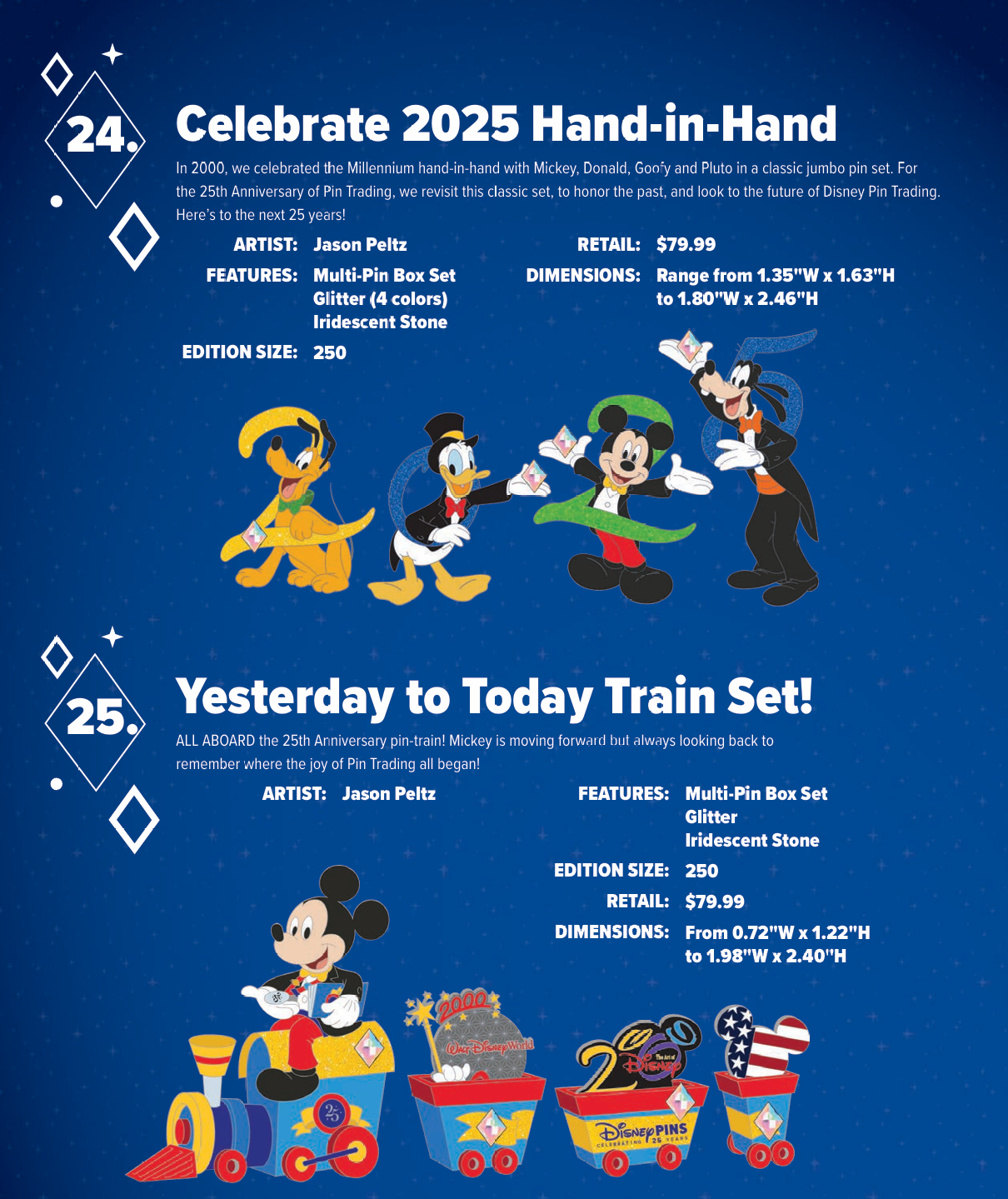 Celebrating Disney pins 25 Years