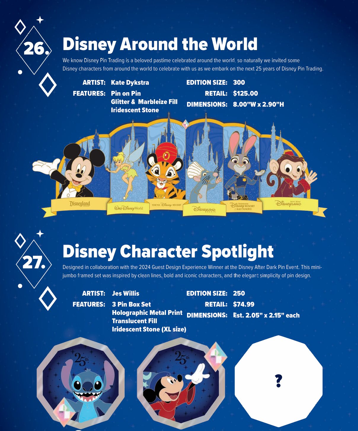 Celebrating Disney pins 25 Years