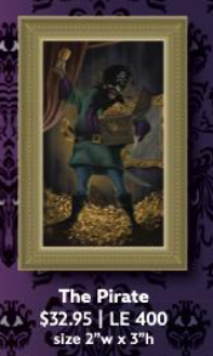 The Haunted Mansion Parlor Lenticular Portraits