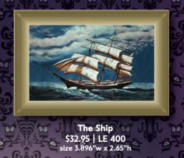 The Haunted Mansion Parlor Lenticular Portraits