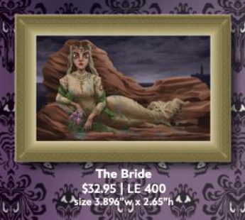 The Haunted Mansion Parlor Lenticular Portraits