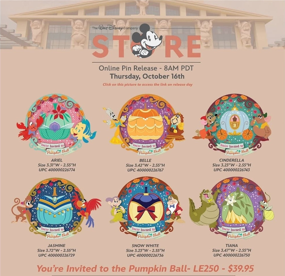 Dec Pumpkin Ball le 250 & Outfits of a Fairytale Cinderella le 250