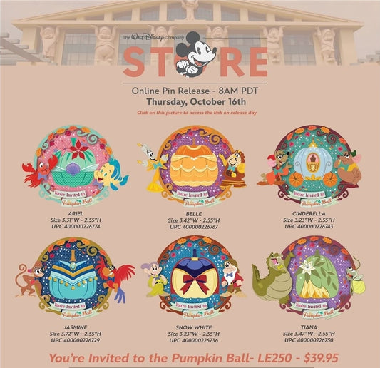 Dec Pumpkin Ball le 250 & Outfits of a Fairytale Cinderella le 250