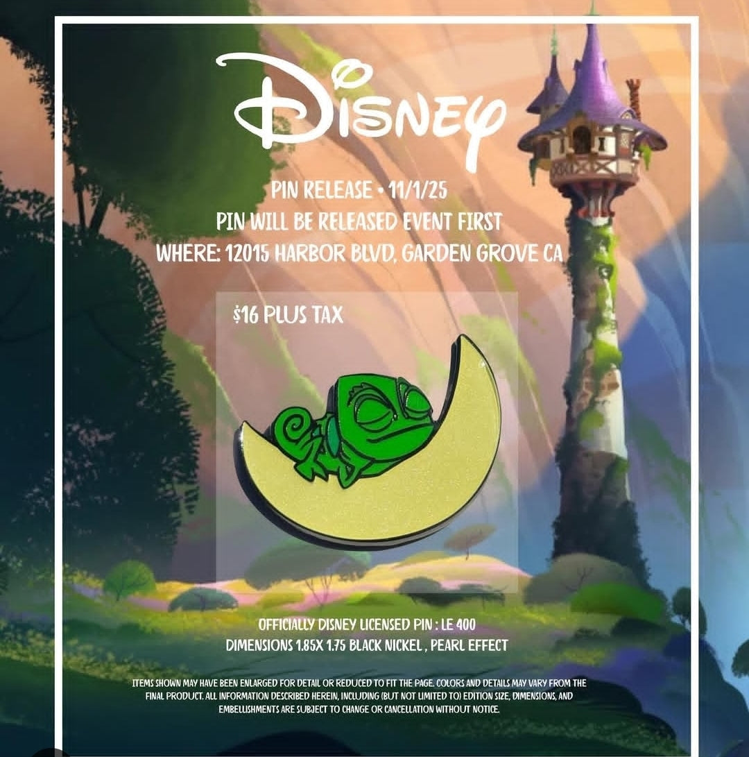 Pascal moon Disney license pin