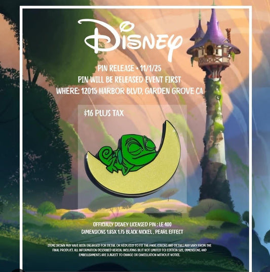 Pascal moon Disney license pin